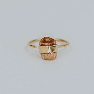 Wrapped Imperial Topaz Ring