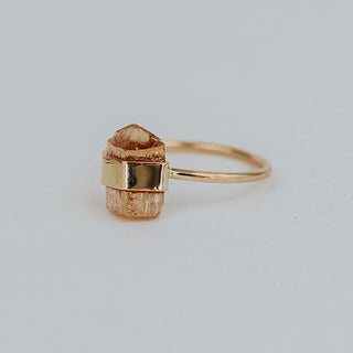 Wrapped Imperial Topaz Ring