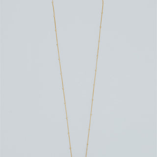 Banded Crystal Charm Necklace - Black Tourmaline