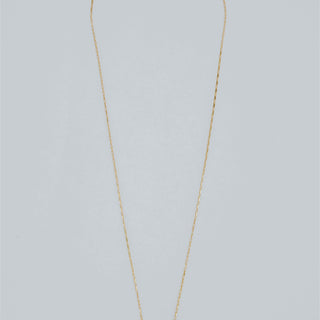 Medium Banded Crystal Charm Necklace - Black Tourmaline