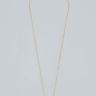 Medium Banded Crystal Charm Necklace - Black Tourmaline