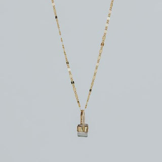Bullet Charm Necklace - Tourmaline