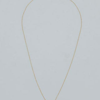 Banded Crystal Charm Necklace - Green Tourmaline