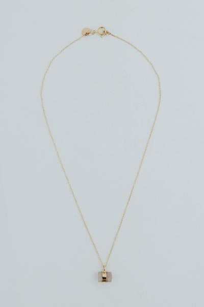 Wings Hawaii Banded Crystal Charm Necklaces watermelon tourmaline 14k gold fill 