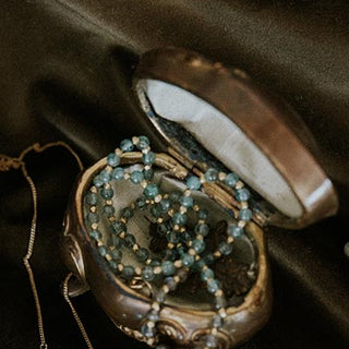 Tahitian Pearl Beaded Necklace - Blue Apatite