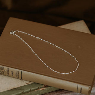 Tiny Freshwater Pearl Choker - 14k Yellow Gold