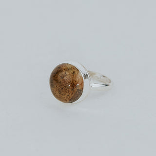 Bezel Set Rings - Chlorite Quartz