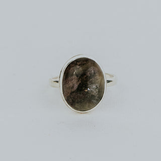 Bezel Set Rings - Chlorite Quartz