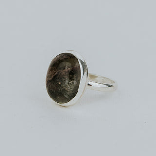 Bezel Set Rings - Chlorite Quartz