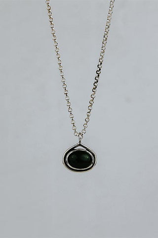 Evil Eye Necklace - Tourmaline