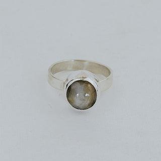 Sunbeam Slate Star Sapphire Ring
