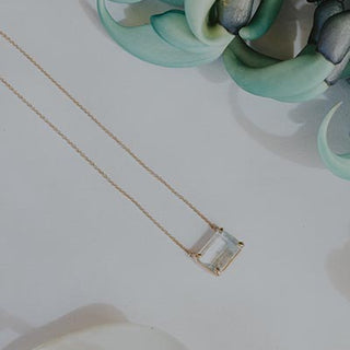 Mermaid Necklace | Bi-Color Topaz - 14K