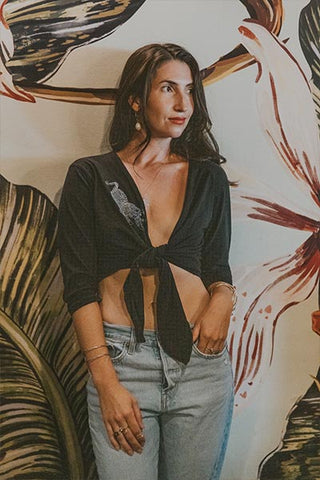 Wrap Top - Black