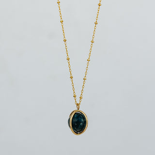 Crystal Sphere Necklace - Apatite