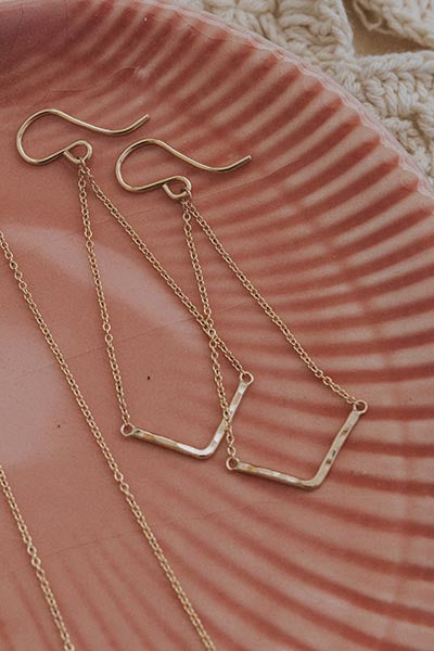 Mini Boomerang Earrings