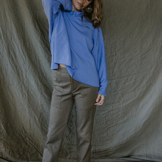 Boxy Long Sleeve - Periwinkle