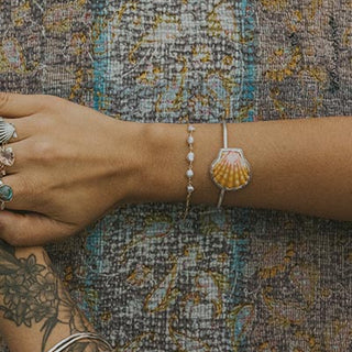 Sunrise Shell Cuff