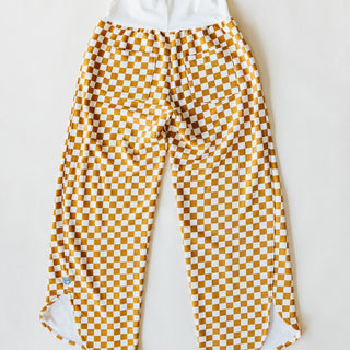 Pau Hana Pants - Tan and White Checker