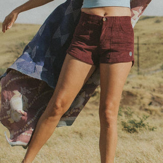 Retro corduroy shorts maui hawaii