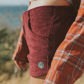 Retro corduroy shorts maui hawaii