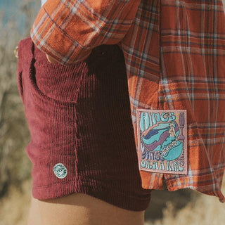 Retro corduroy shorts maui hawaii