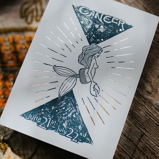 Zodiac Letterpress Prints