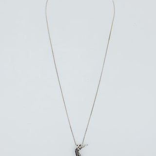 Seahorse Diamond Eye Necklace