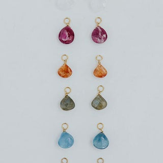 Loose Charms for Hoops - Gemstones