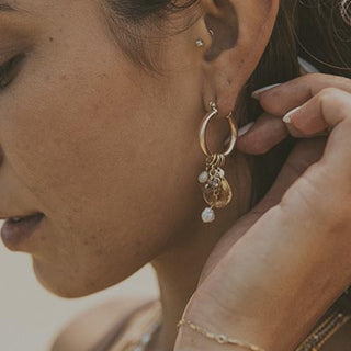 Multi Charm Hoops - Sunrise Morning