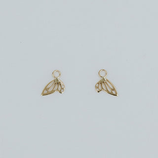 Tiny Wing Clasping Hoops