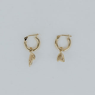 Charm Hoops - Tiny Wings
