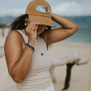 Dad Hat - Classic Rainbow Surfer