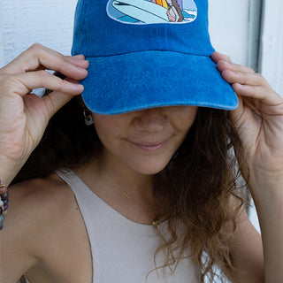 Dad Hat - Classic Rainbow Surfer
