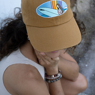 Dad Hat - Classic Rainbow Surfer