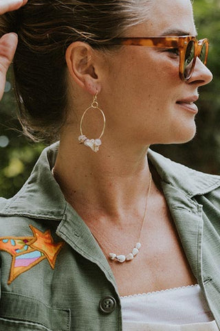 Mini Cone Shell Sliding Necklace