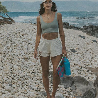 Heavy Fleece Shorts - Creme