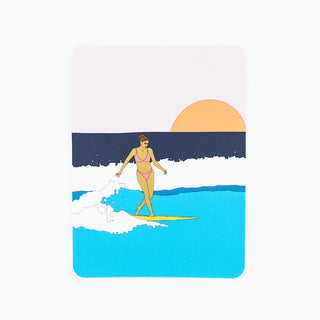 Surfer Girl Sticker - Cross Step