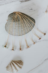 Banded Crystal Charm Necklaces thumbnail