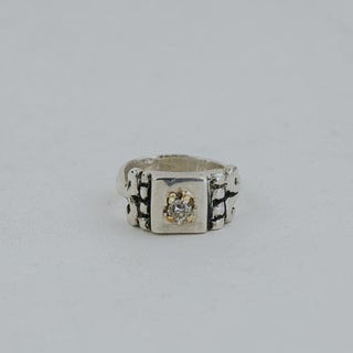 Diamond Mermaid Tail Signet Ring
