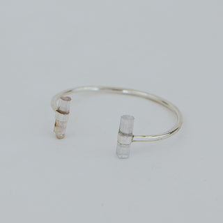 Banded Pink Tourmaline Cuff