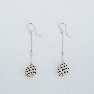 Drop Chain Earrings - Drupe Shell
