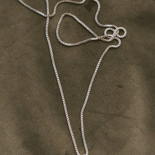 sterling silver labradorite evil eye necklace