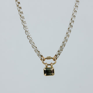 Tourmaline Dream Necklace  - 14k + SS