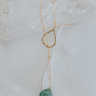 Lariat Necklace - Grandidierite