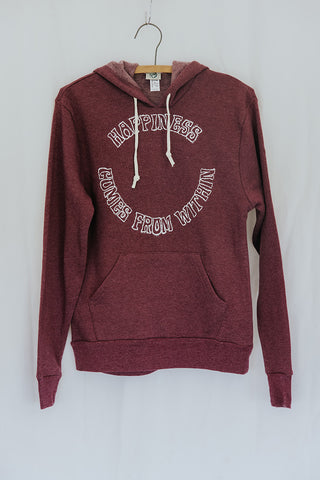 Happiness Hoodie - Cranberry