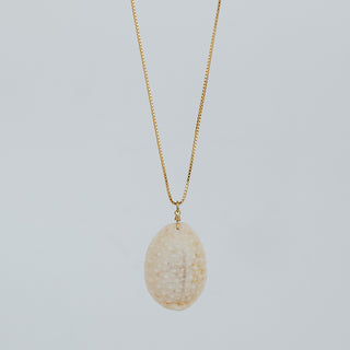Single Shell Necklace - Granulated Cowrie