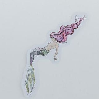 He'e Mermaid Sticker Pink Hair