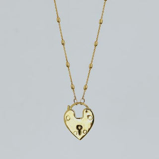 Heart Padlock Necklace