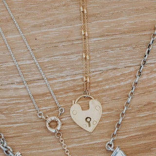 Heart Padlock Necklace