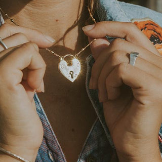 Heart Padlock Necklace